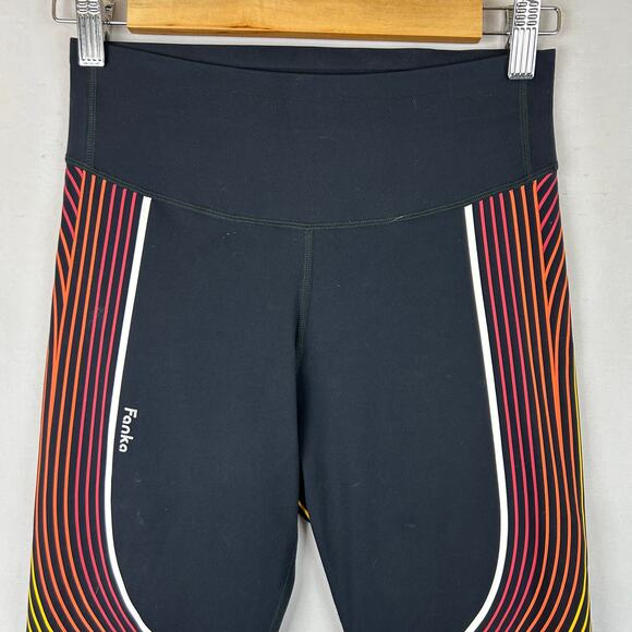 Fanka Lift N Curve SpeedLine Compression Leggings Black Women's Size L - Picture 2 of 8